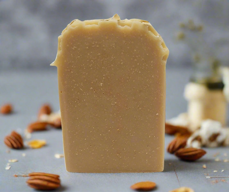 Almond Milk Honey & Oats Soap - Colour Free - Fragrance Free - www.thebathbakery.com.au