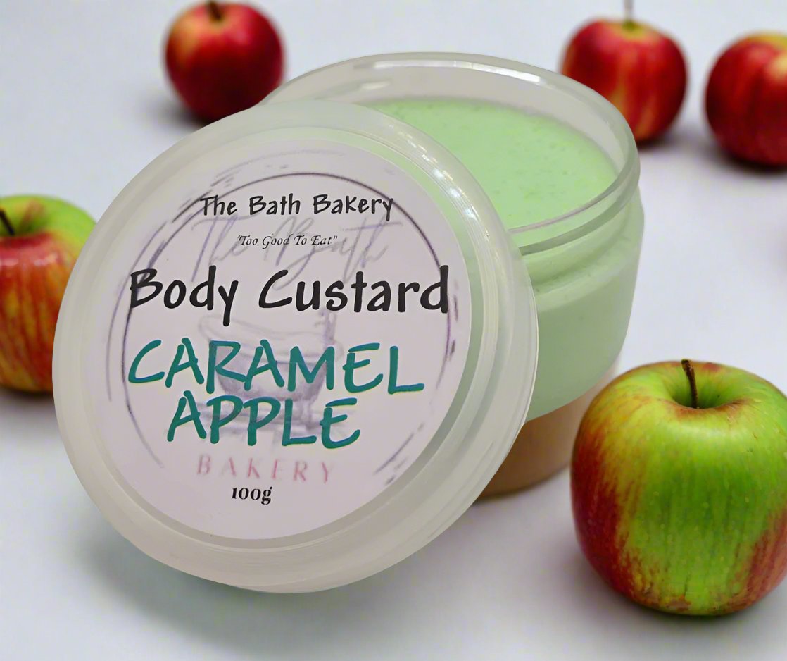 Body Custard/Body Moisturiser - Caramel Apple – The Bath Bakery