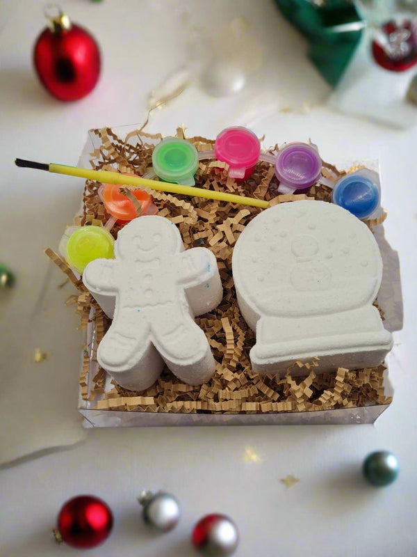 Christmas Limited Edition Paint Your Own Bath Bombs - www.thebathbakery.com.au