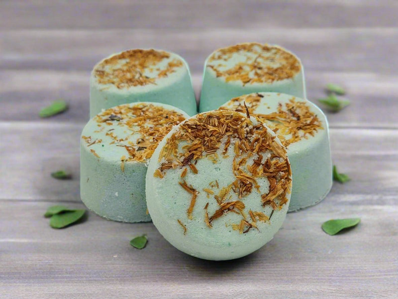 Double Strength Menthol Eucalyptus Shower Steamers - www.thebathbakery.com.au