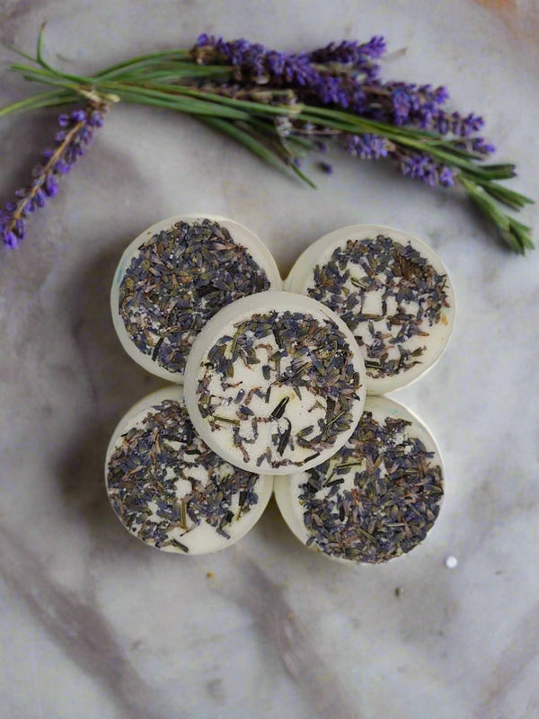 Lavender Menthol Shower Steamers - www.thebathbakery.com.au